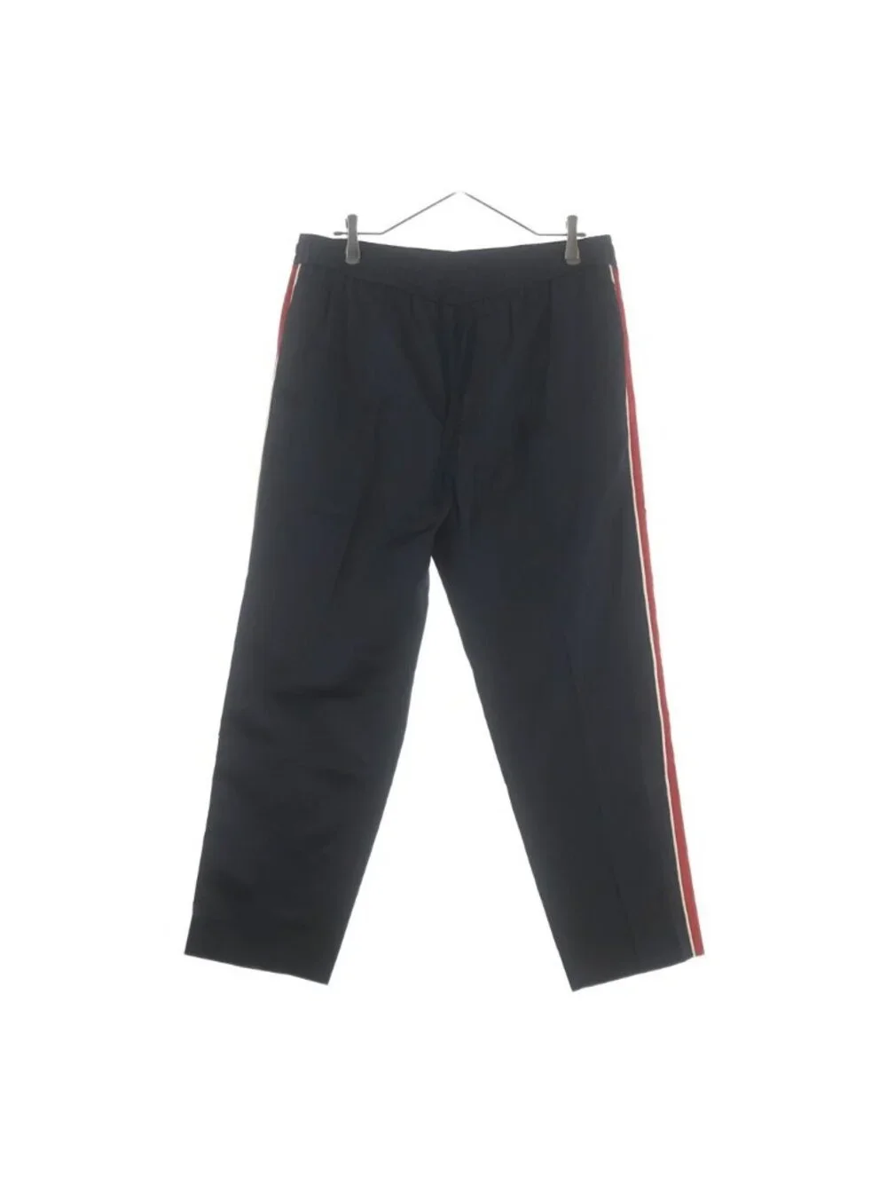 Gucci Side Line Silk Blend Rayon Track Pants Black